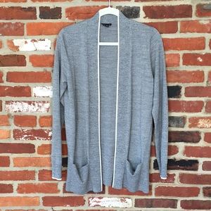 Theory heather gray cardigan